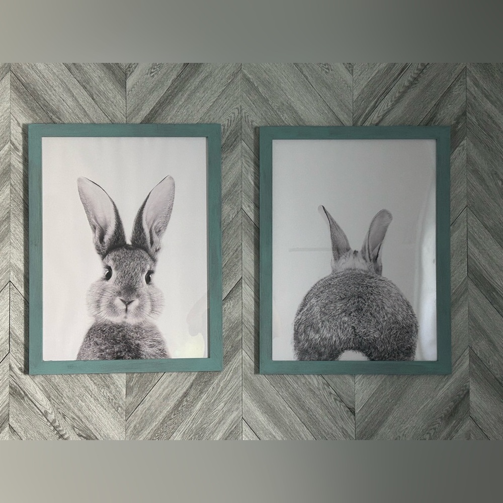 Prints | Set of two Bunnies (frame not included)